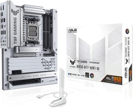 AMD Ryzen 7 9800X3D With Sapphire Nitro+ RX9070XT Cable Free White Edition