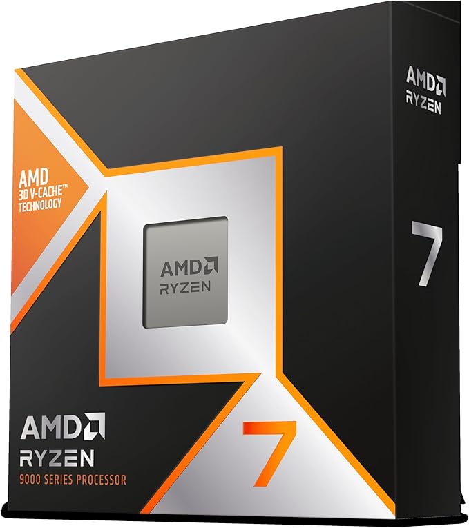 AMD Ryzen 7 9800X3D With Sapphire Nitro+ RX9070XT Cable Free White Edition